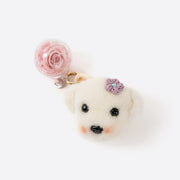 玩具貴賓犬鑰匙扣