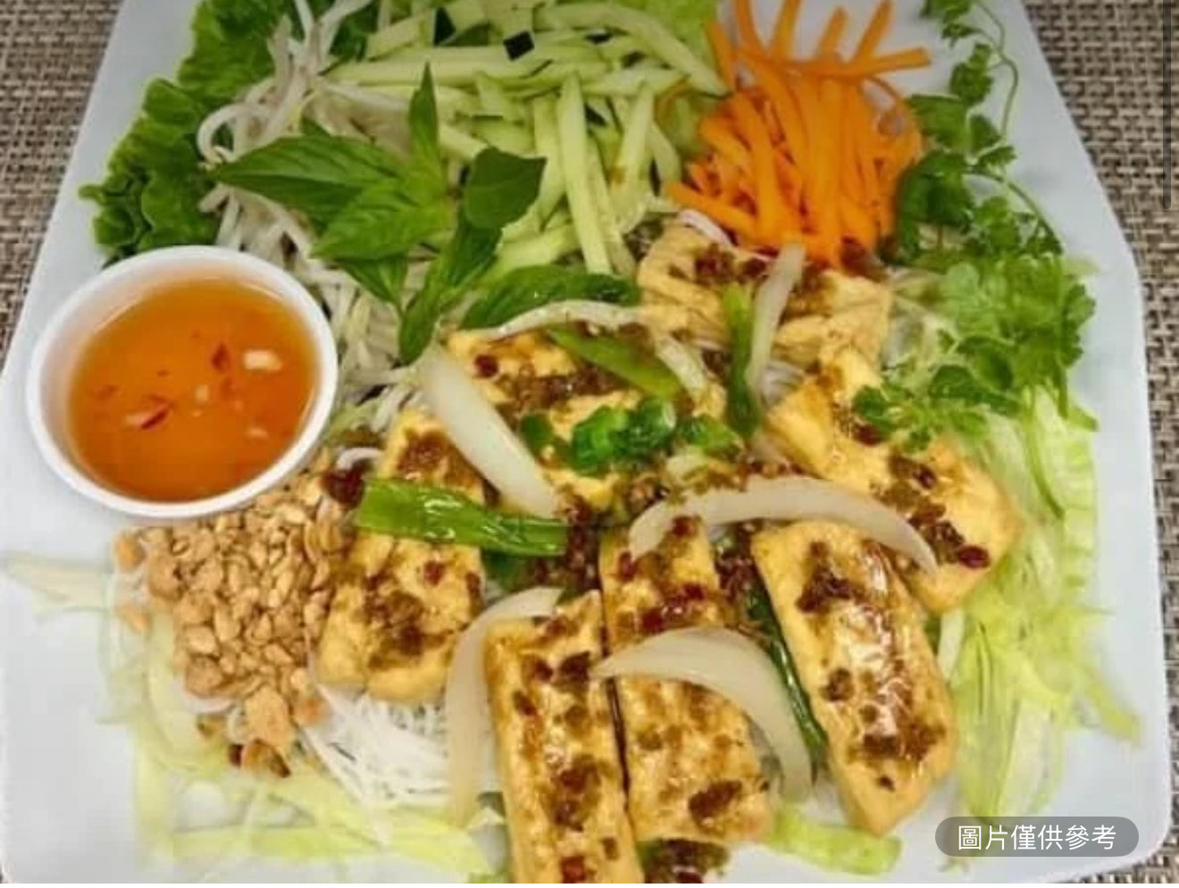 香茅辣椒炒豆腐檬粉