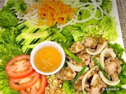 香茅辣椒炒雞腿肉沙拉（深色肉）