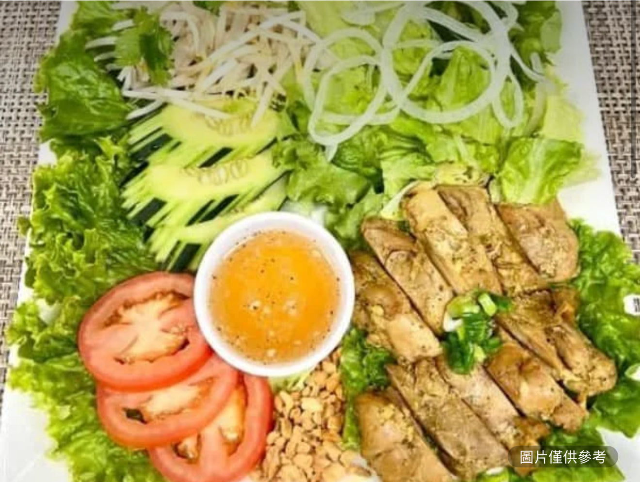 烤雞肉沙拉（深色肉）