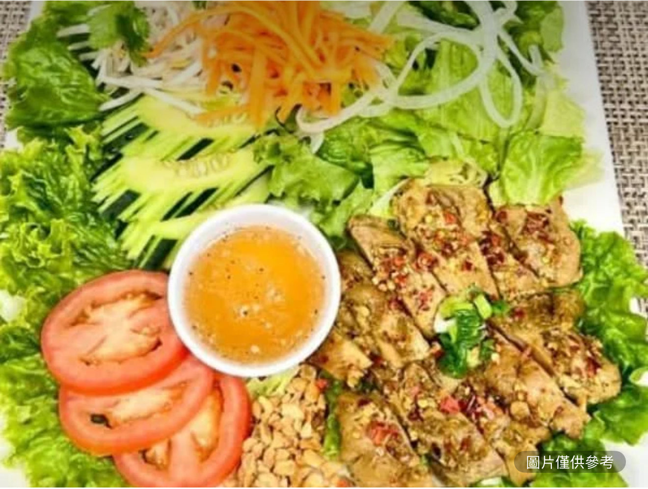 香茅烤雞肉沙拉（深色肉）