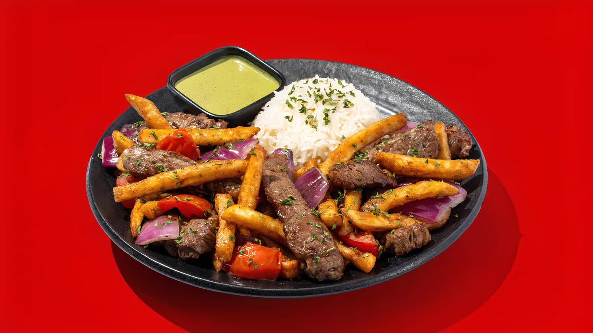 肋眼牛排 Lomo Saltado