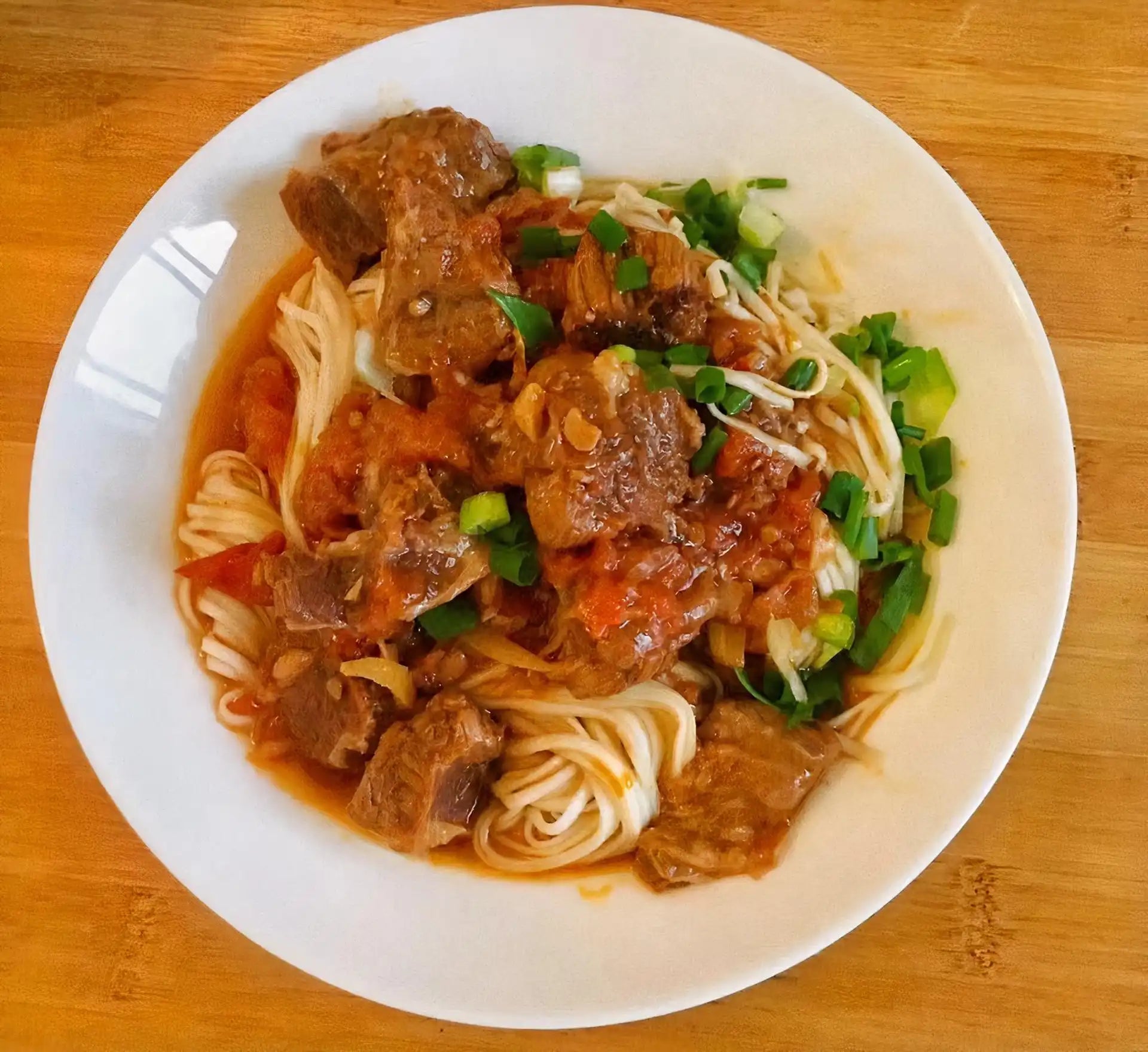 番茄牛腩炒拉条子