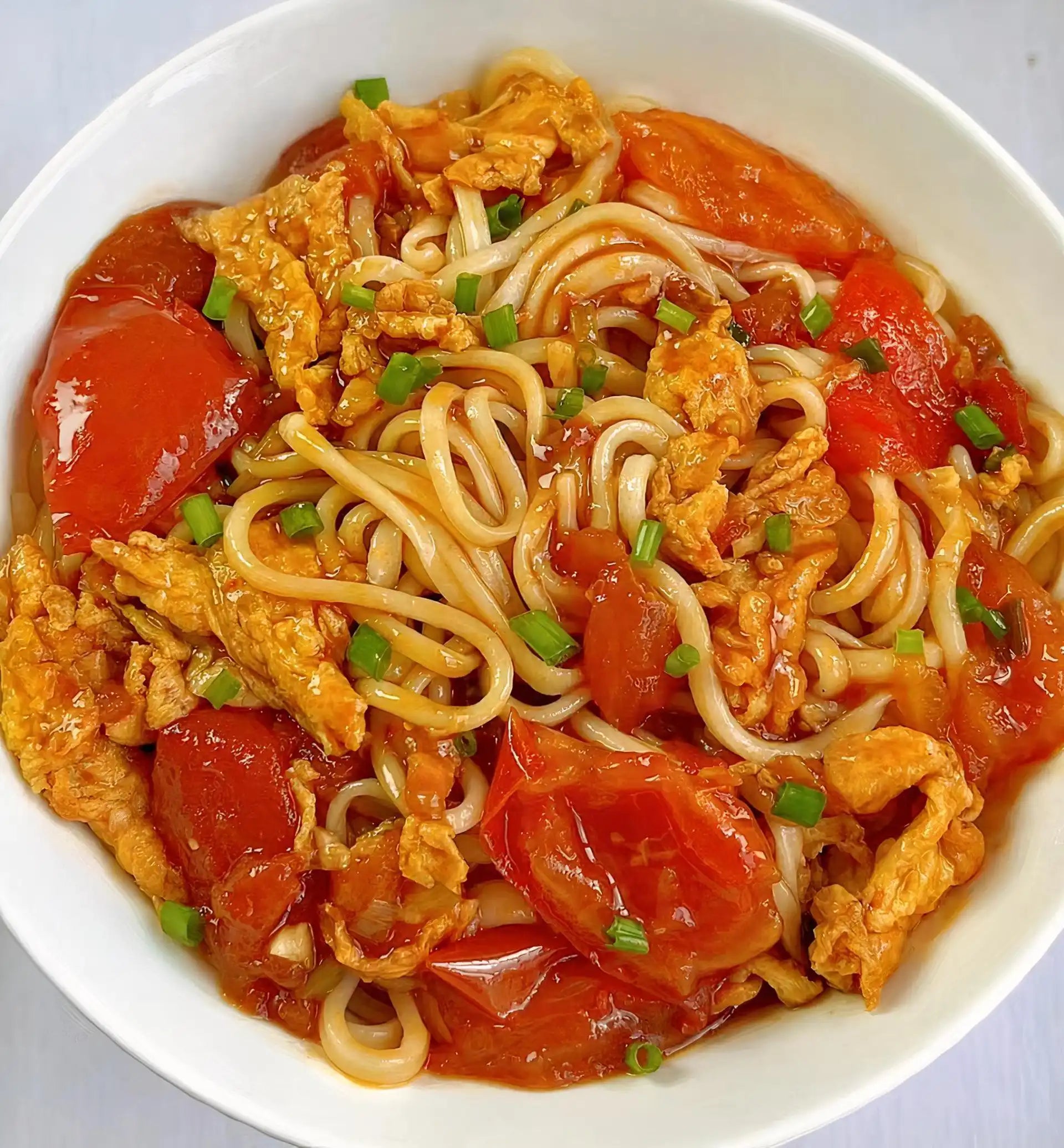 番茄鸡蛋炒拉条子