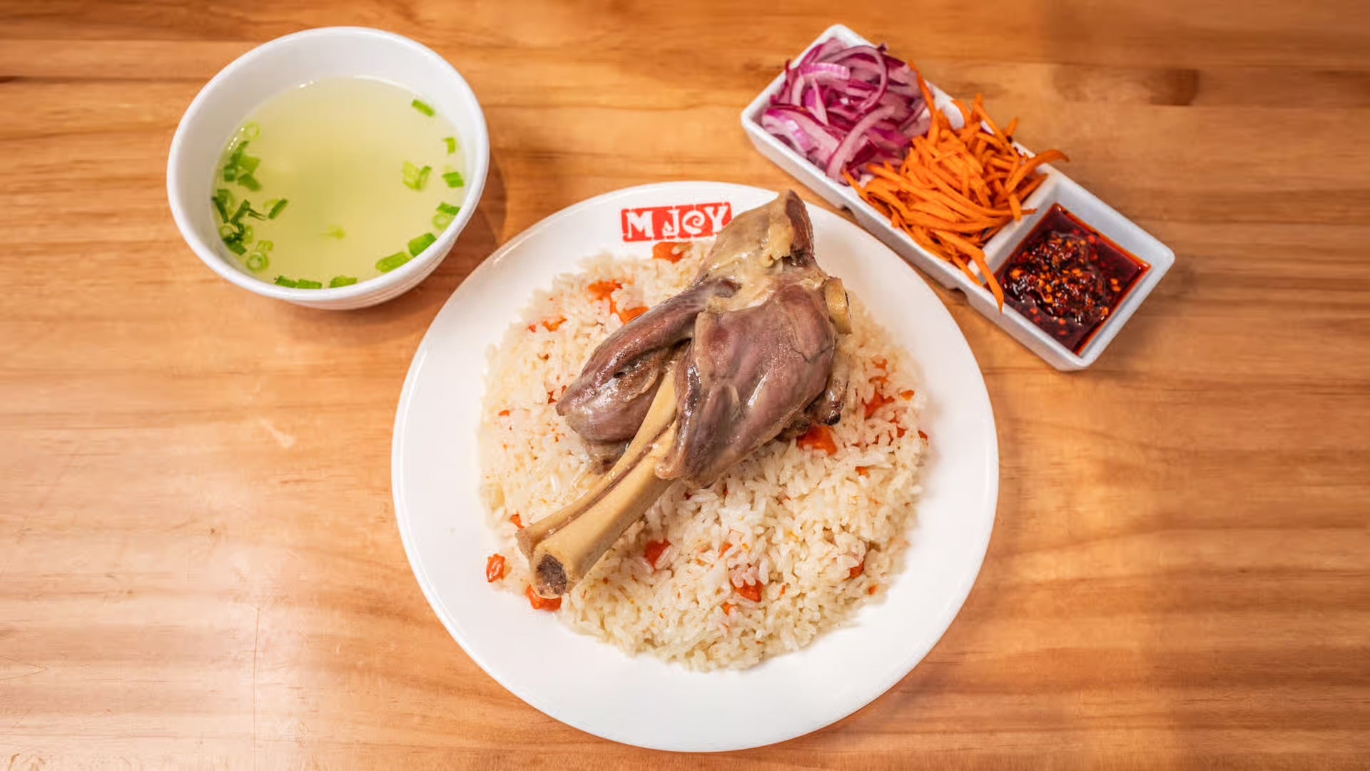 新西兰草原羊腿饭（一人份）