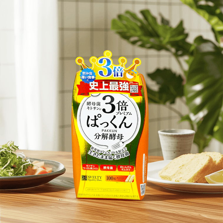 日本SVELTY絲蓓緹 3倍加強糖質分解酵母酵素 大餐救急 分解油膩 減少熱量 100粒