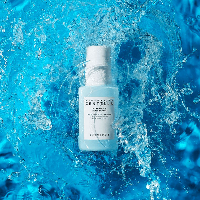 韓國SKIN1004理膚天使 馬達加斯加積雪草 小藍瓶玻尿酸精華液 5重玻尿酸&神經醯胺 50ml 補水鎮定 彈性保濕 快速緩解乾燥