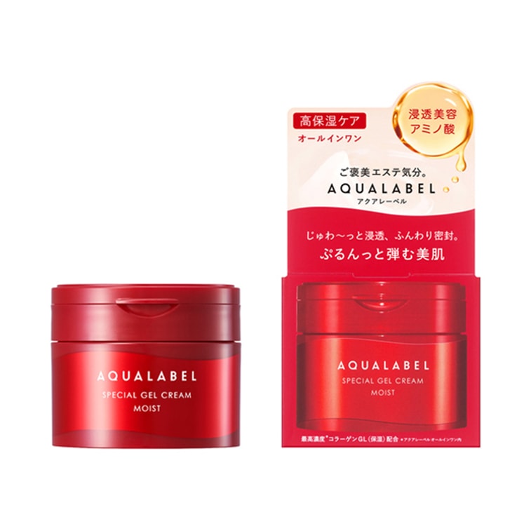 日本 水之印 AQUA LABEL水之印 五合一膠原彈性高保濕霜 90g
