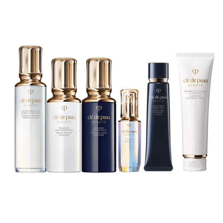 日本本土版 CLE DE PEAU BEAUTE CPB 肌膚之鑰 限定6件套 洗面乳+滋潤水+日夜乳+長管隔離+肌底液精華(清爽款)