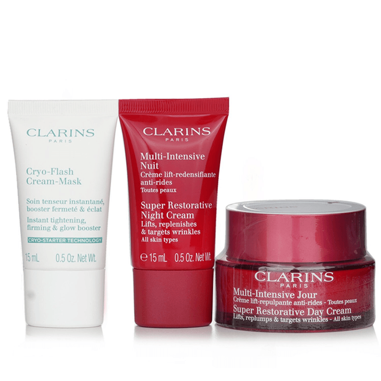 CLARINS嬌韻詩 多功能活膚套裝3件+1袋