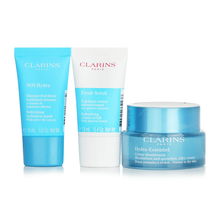 法國嬌韻詩 沁潤奇肌套裝 3pcs+1bag