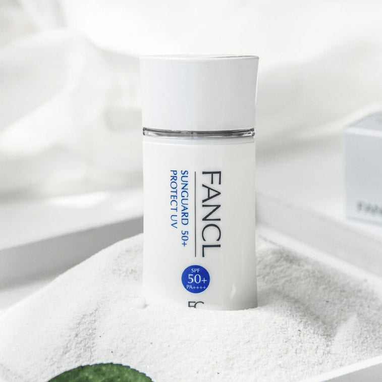 日本FANCL芳珂 倍護防曬隔離露 無添加物理防曬乳 SPF50+ PA++++ 60ml 孕敏可用