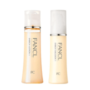 FANCL芳珂膠原蛋白水活修護水乳1號套裝禮盒化妝水爽膚水+乳液 膠原煥採套裝-清爽型(肌肉底液30ml+乳液30ml)