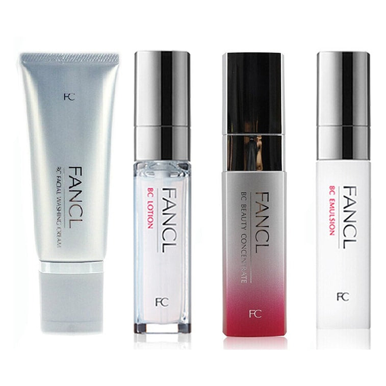 FANCL無添加芳珂 BC系列 去紋皺緊緻抗老組合優惠裝 (洗面90g+水30ml+精華18ml+乳30ml)