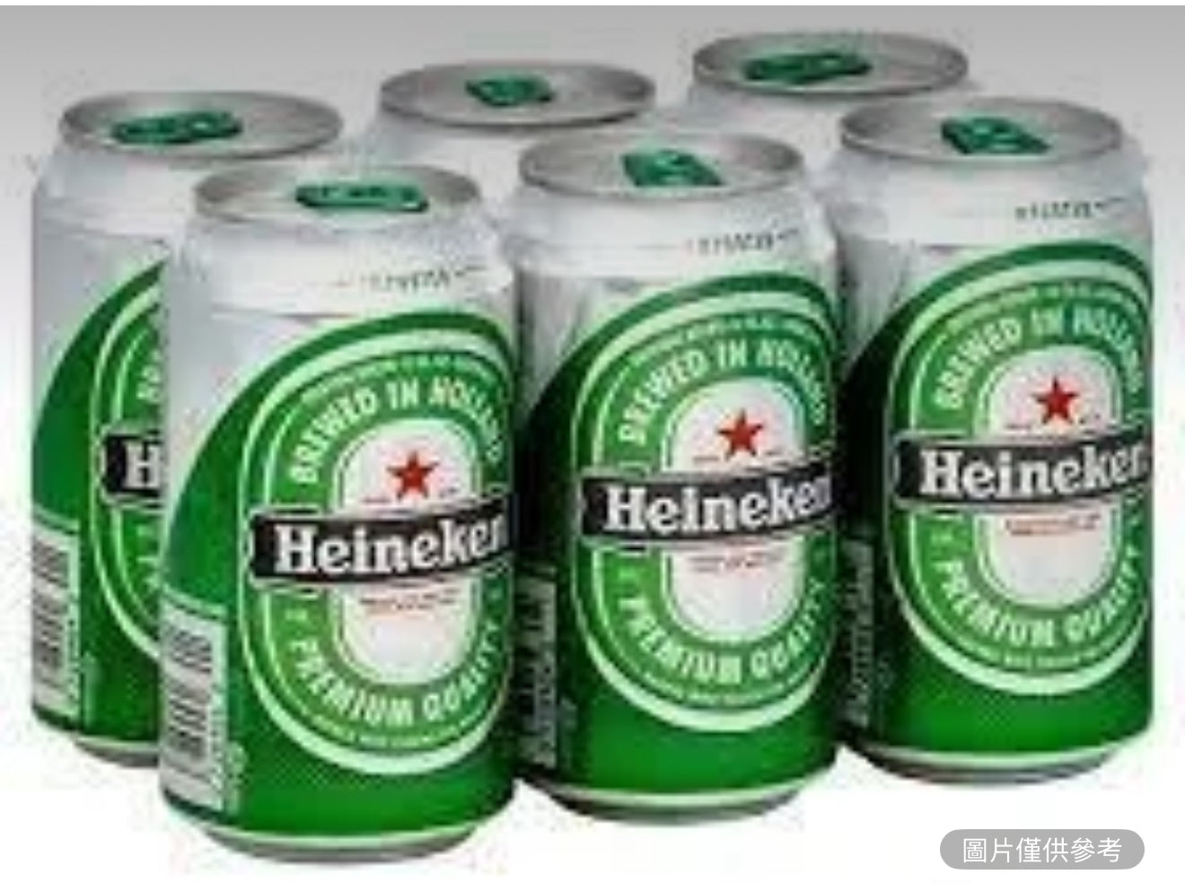 喜力啤酒 12盎司 6罐