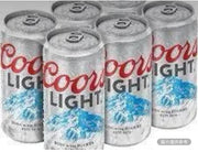 庫爾斯淡啤 12盎司 6罐裝