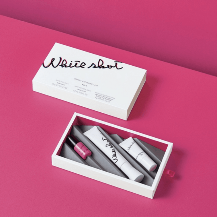 日本 POLA 寶麗 White Shot SXS 炫白 局部精華霜體驗套裝 L 1套 局部精華霜20g 面部精華液4.2ml 日霜·防曬霜 9g