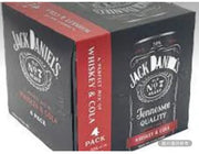 傑克丹尼爾斯威士忌可樂 355毫升 4包