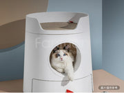 米尾貓砂盆 - 白