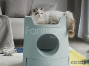 米尾貓砂盆 - 綠