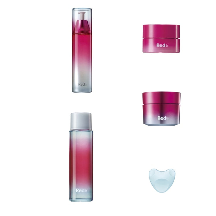 POLA RED BA BAO 化妝水120ml+美容油80ml+乳霜50g +免洗面膜85g 四件組