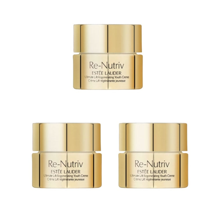 雅詩蘭黛 白金面霜 花菁萃緊顏煥活滋養霜 15ml✖️3 旅行便攜裝 總45ml超正裝量 奢潤抗老