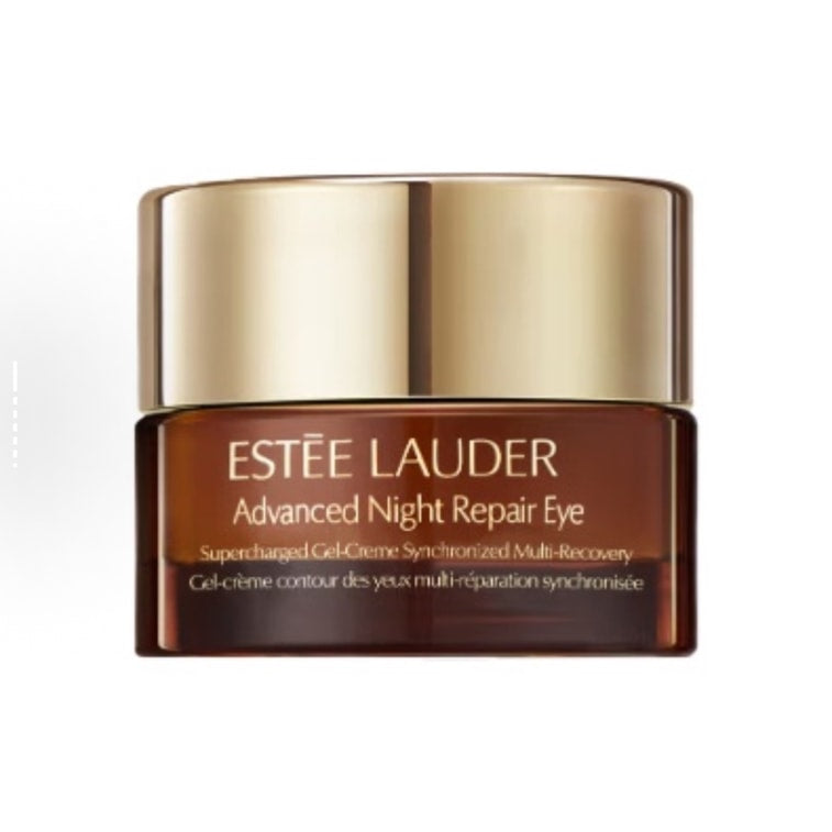 雅詩蘭黛 大牌修護眼紋套裝 奢寵抗老四重奏 【智妍5ml+五代抗藍光眼霜5ml+蘭蔻淡紋眼霜5ml+發光眼霜5ml】