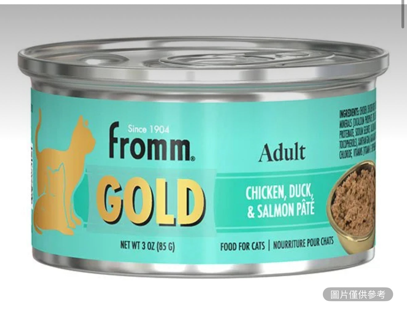 Fromm 雞肉、鴨肉與鴨肉肉醬 5.5盎司12罐裝