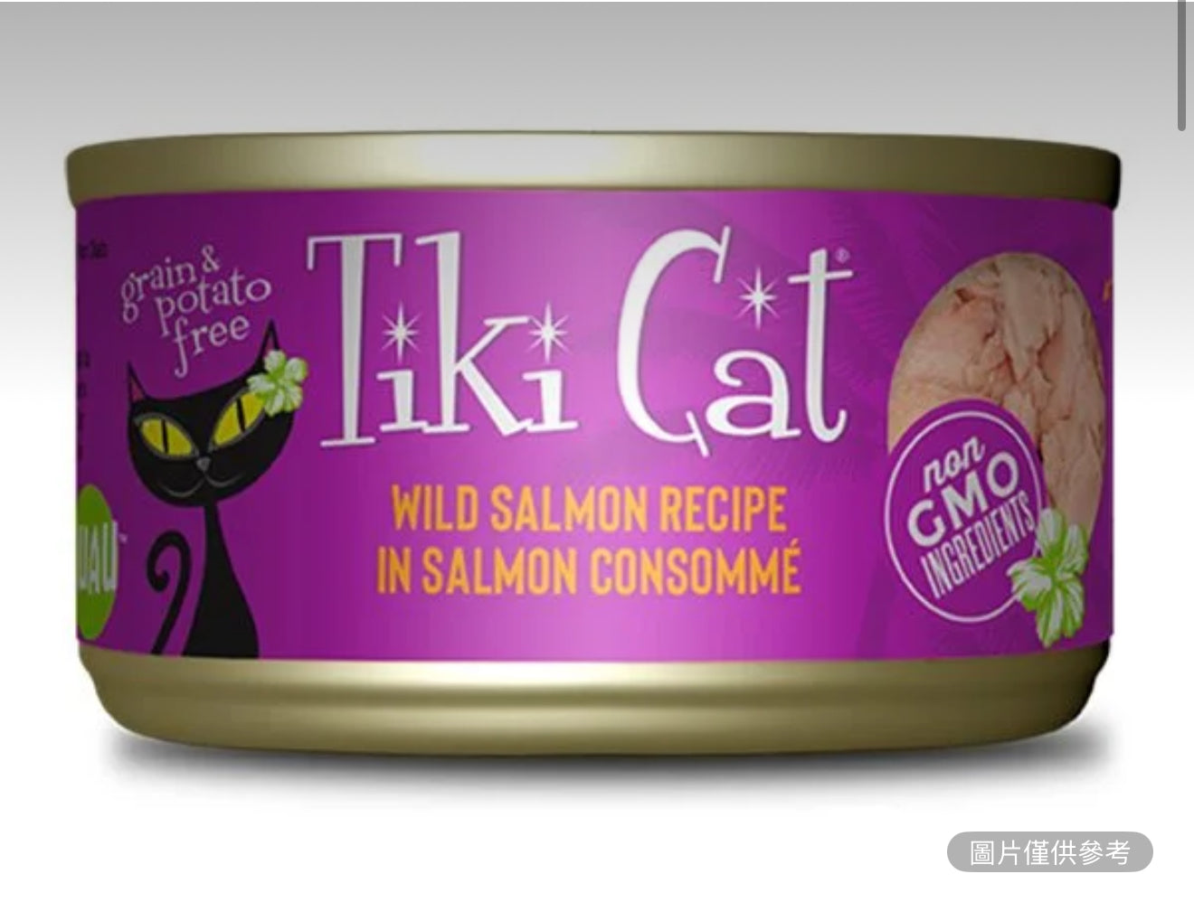 Tiki Cat Napoli Luau 野生三文魚配方貓糧 2.5盎司12罐裝