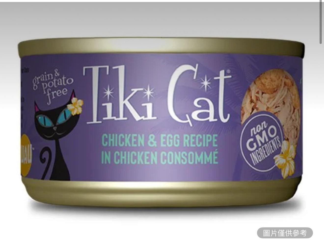 Tiki Cat Napoli Luau 雞肉與雞蛋配方貓糧 2.5盎司12罐裝