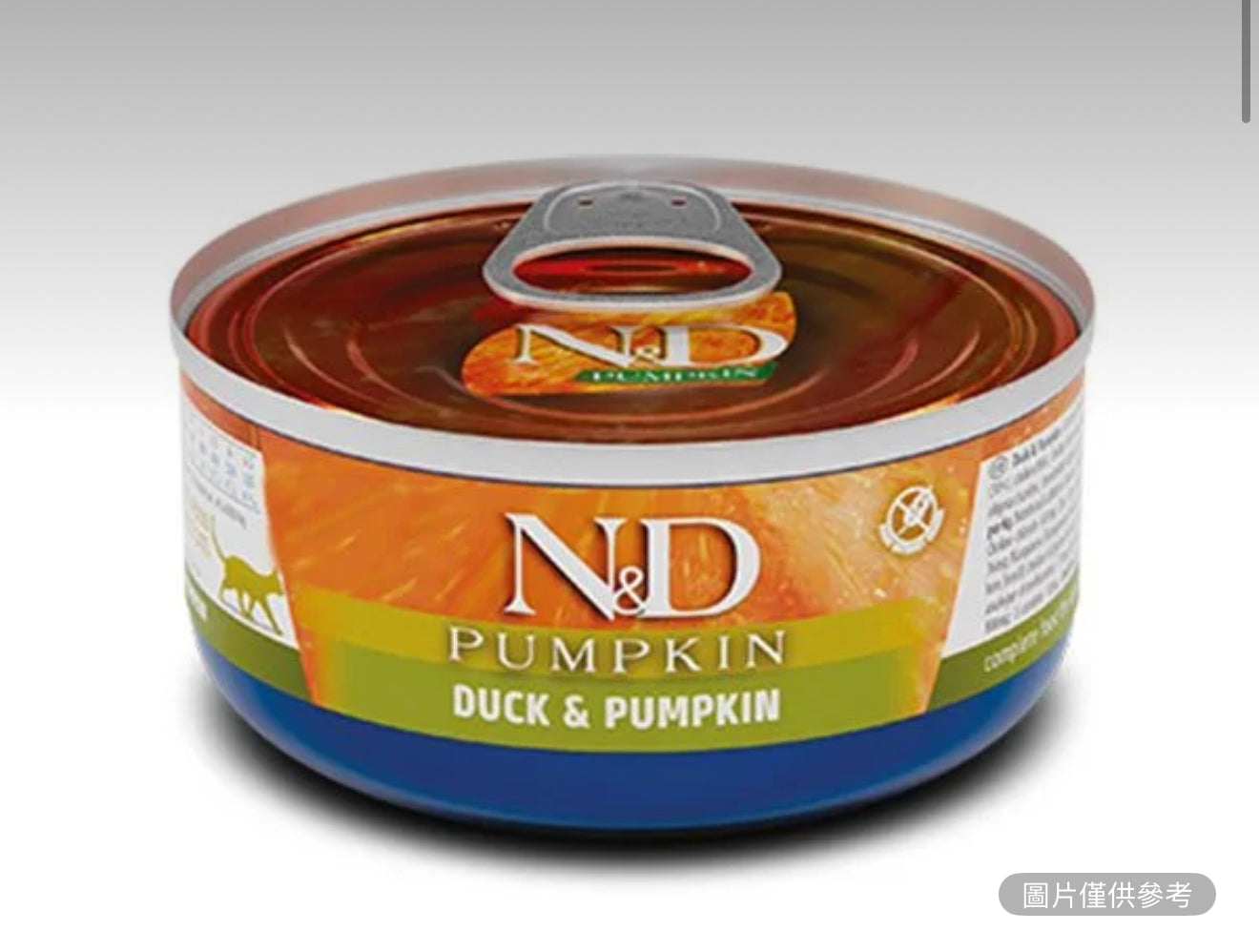 Farmina N&D 鴨肉與南瓜配方貓糧 2.5盎司24罐裝