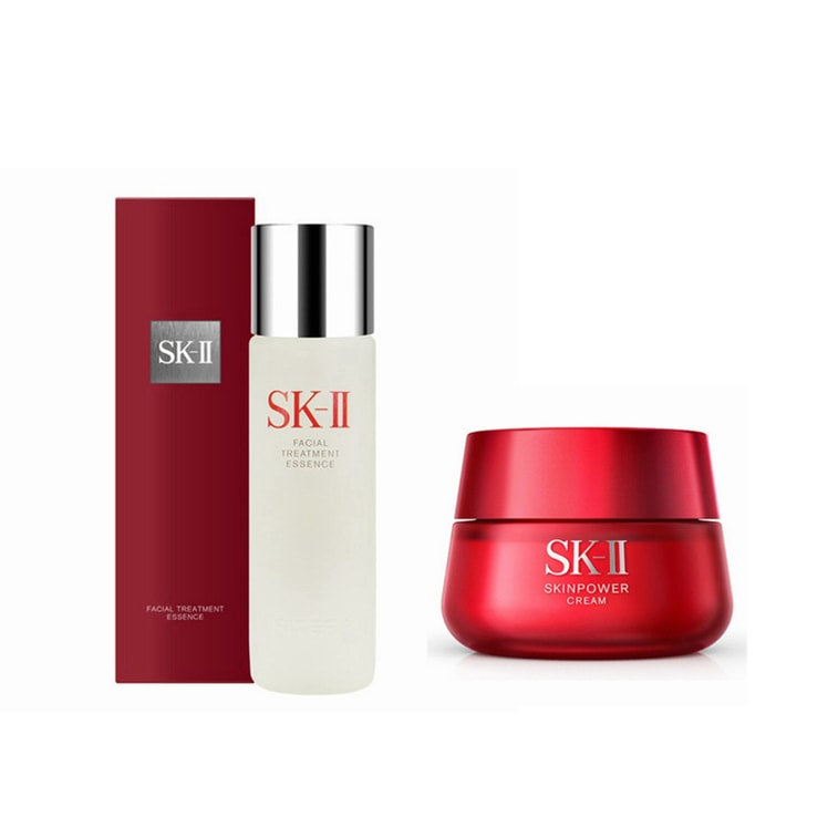 日本本土專櫃版 SK-II SK-2 青春露/神仙水 230ml +新版大紅瓶多元乳霜 滋潤型 80g