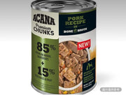 Acana 高級塊狀豬肉配方骨湯狗糧 12.8盎司 12罐裝