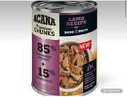 Acana 高級塊狀羊肉配方骨湯狗糧 12.8盎司 12罐裝
