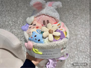 卡比花朵玩偶花束