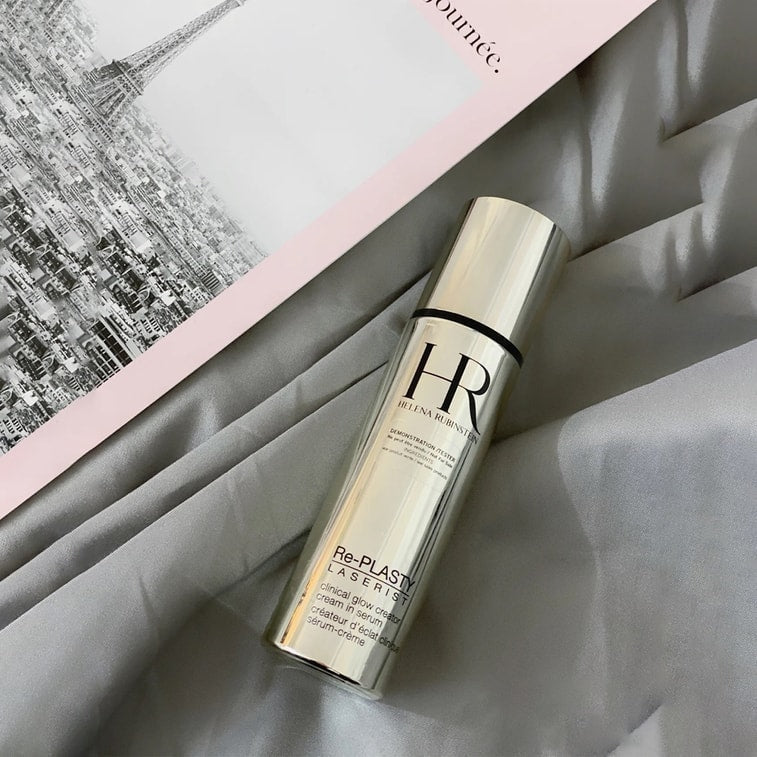 赫蓮娜Helena Rubinstein 改善暗沉提亮膚色 臻白淡斑精華乳30ml +黑繃帶 夜用乳霜 50g