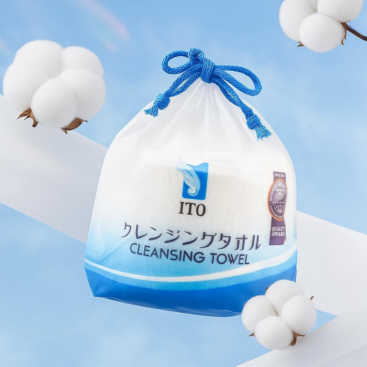 日本ITO艾特柔 一次性潔面柔巾棉柔巾 日本美容院專用柔膚洗臉 加厚珍珠紋 耐用不掉屑
