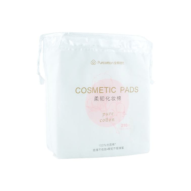 PURCOTTON全棉時代 柔韌化妝棉50mm×60mm 210片