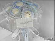 “一生一世” 碎冰藍玫瑰花束 （碎冰藍）