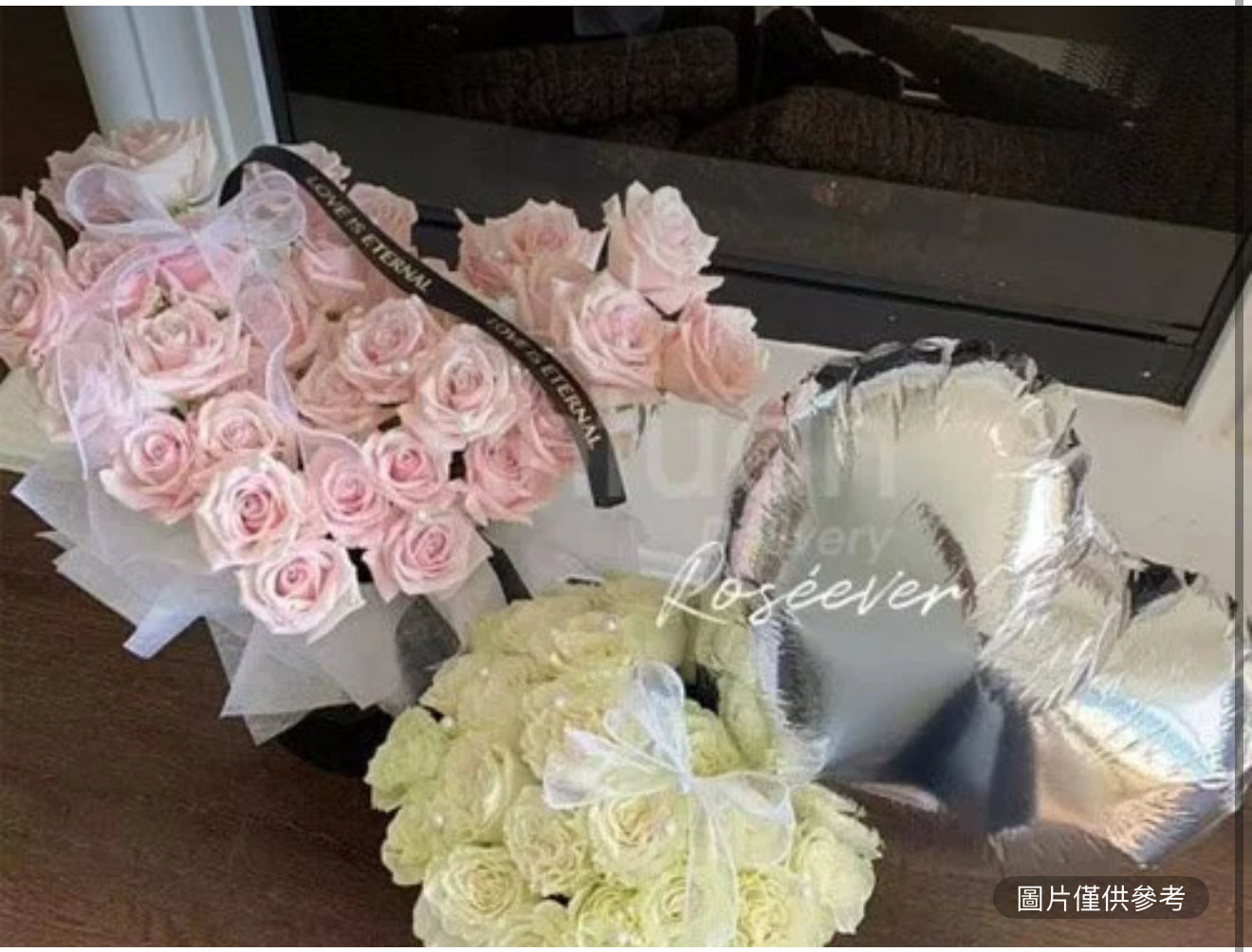 白玫瑰抱抱桶（25隻）