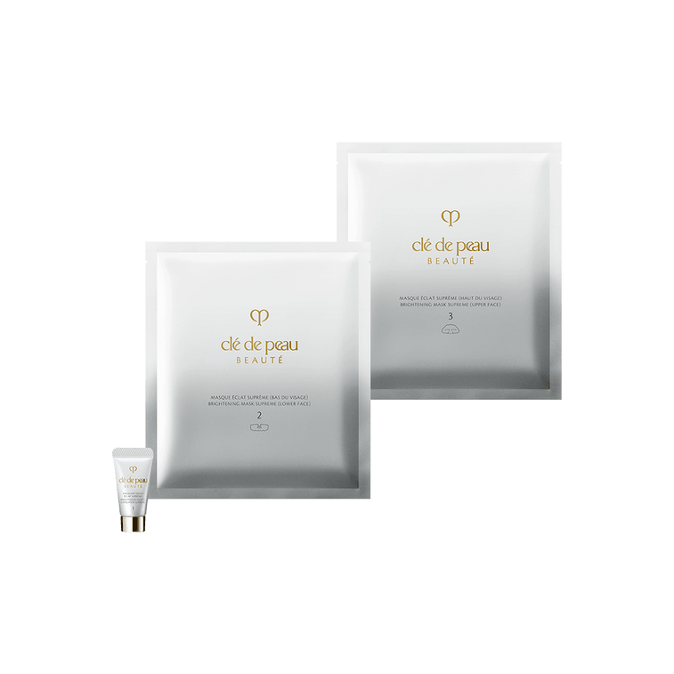 日本CLE DE PEAU BEAUTE CPB肌膚之鑰光透白密集奢護面膜套裝 滋潤奢養 美白抗老 含去角質潔面霜 6組