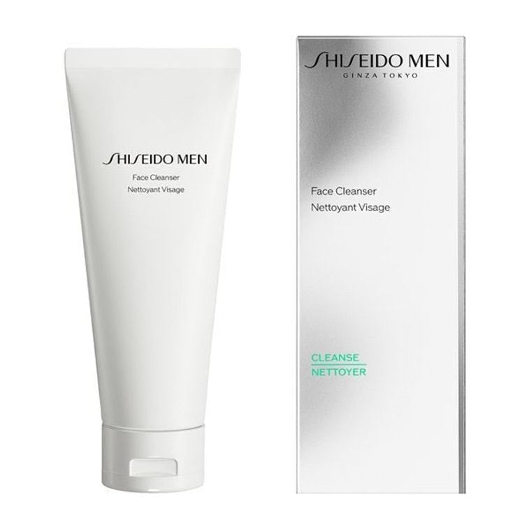日本本土版資生堂SHISEIDO MEN 男士保養套裝三部曲潔面130g +滋潤水150ml +乳100ml控油清爽補水