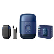 飛利浦 鵝卵石便攜式刮鬍刀 電動刮鬍刀 S891 雲霧藍