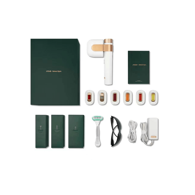 JOVS VENUS 多功能家用嫩膚除毛儀 冰點雷射除毛 全身分區脫護 貝母白