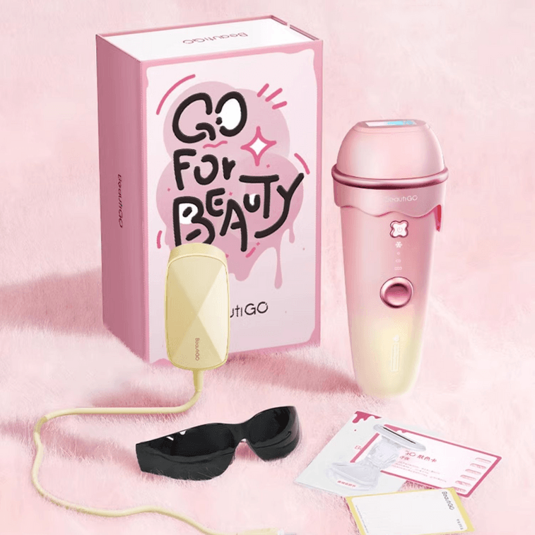 BEAUTIGO IPL強烈脈衝光 冰淇淋藍寶石冰點除毛儀 溫和舒適 全身除毛 #櫻花奶凍