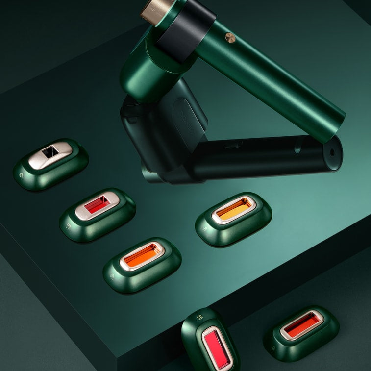 JOVS Venus HPro海外版版除毛儀嫩膚儀激光唇毛神器比基尼全身腋毛機私處女士家用祖母綠 1件