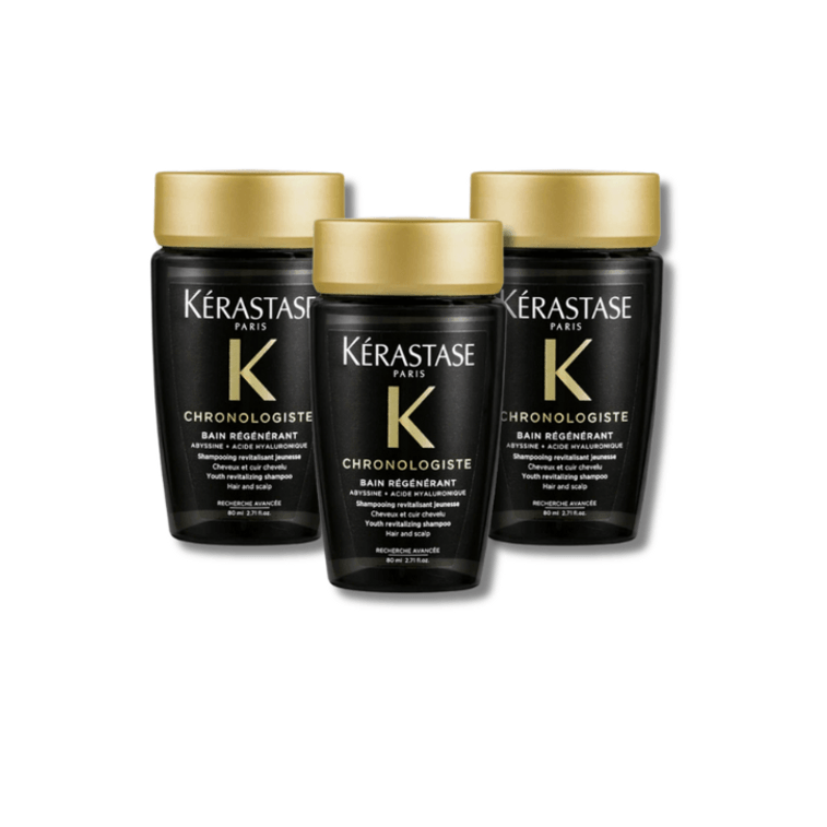 法國 KÉRASTASE 卡詩 黑鑽鑰源洗髮精80ml×3