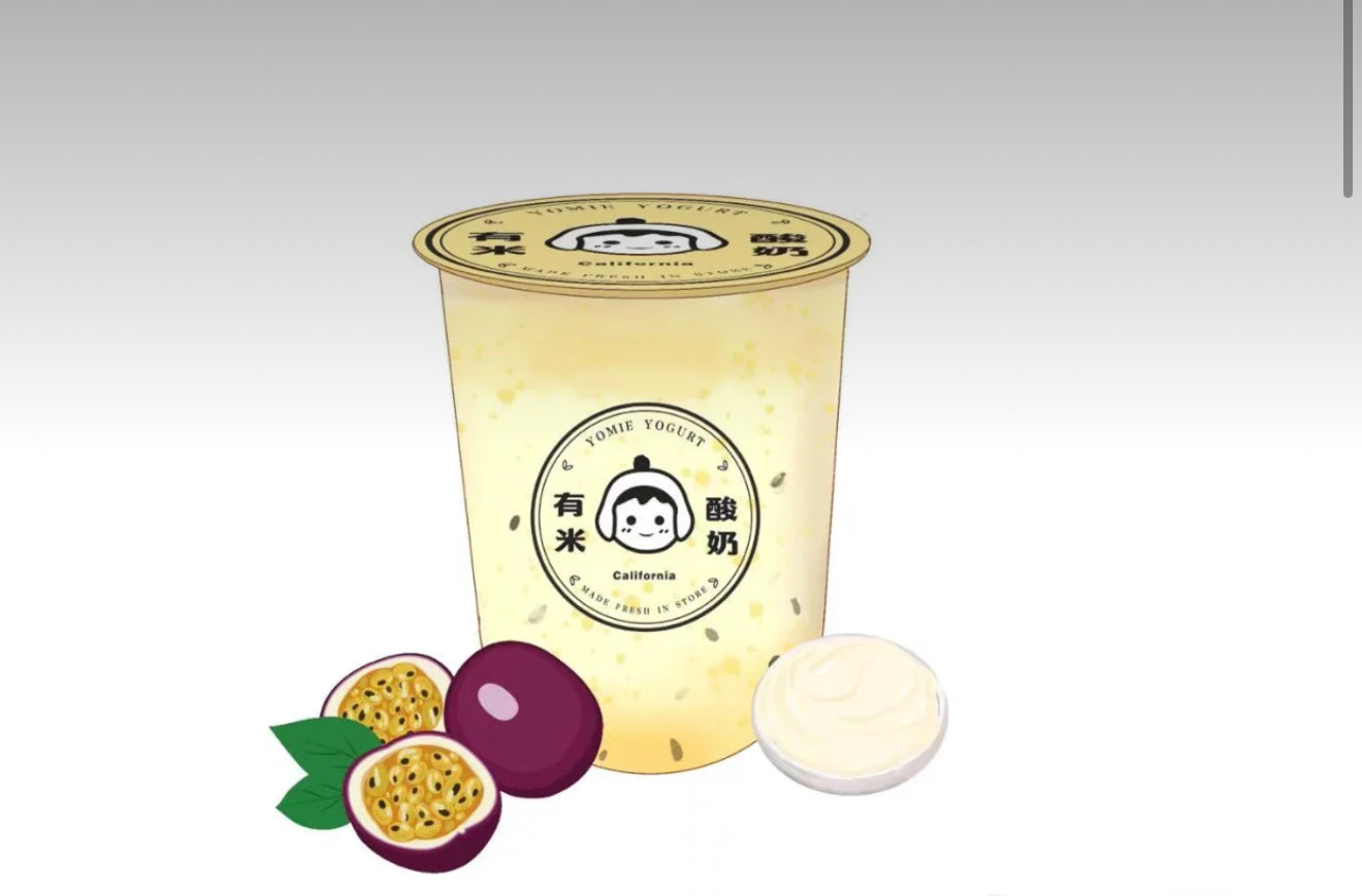 百香果香了酸奶