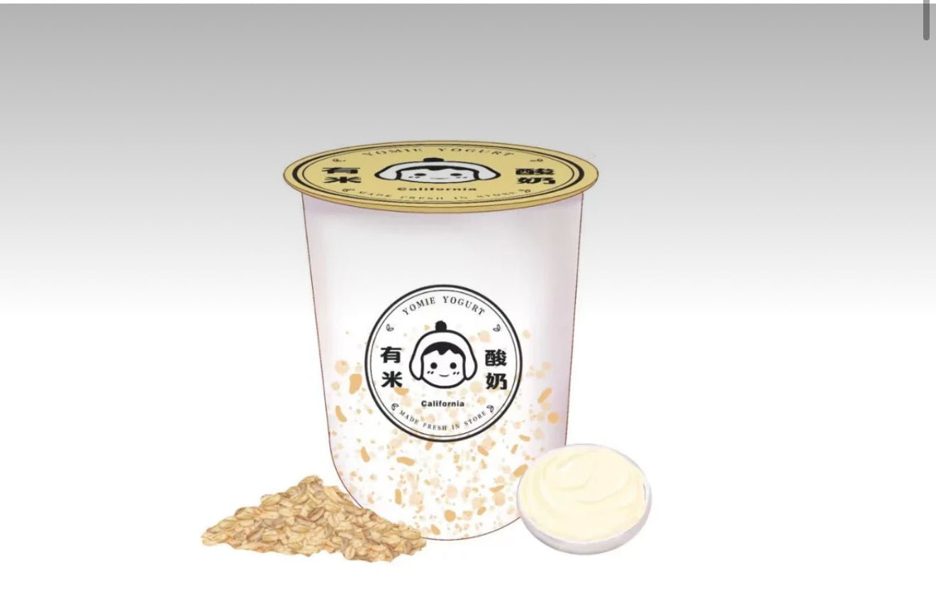 有燕麥酸奶