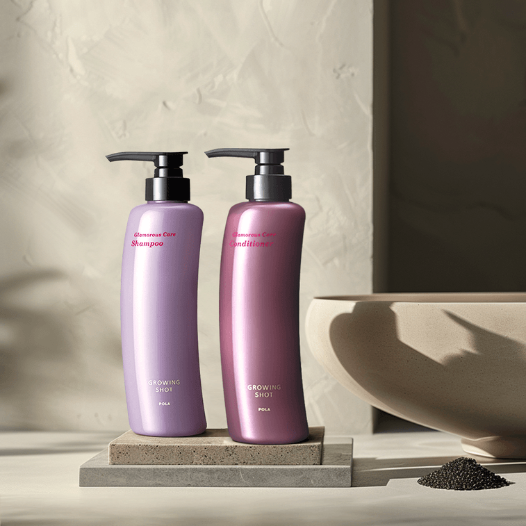 日本POLA 歌洛英光澤防脫洗髮護髮素 養發育發 滋潤修復 370ml+370ml